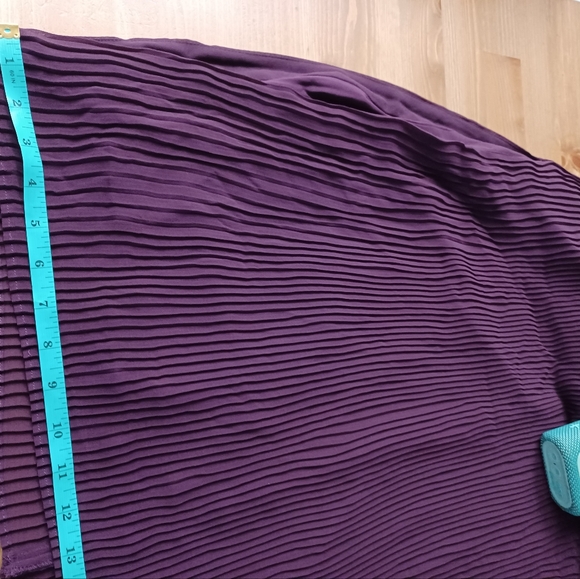 Banana Republic Dress Petite Size 6 Color Plum burgandy - Picture 10 of 14